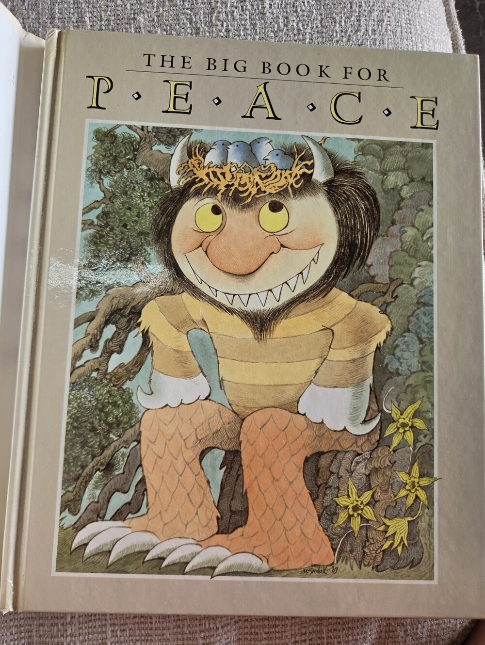 The Big Book for Peace 1990 1st Edition Hardcover Maurice Sendak Art